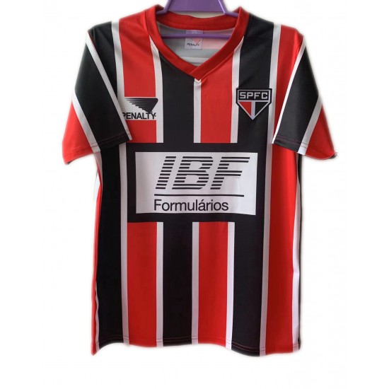 Camisola São Paulo Retro Equipamento Segundo 1991 Manga Curta